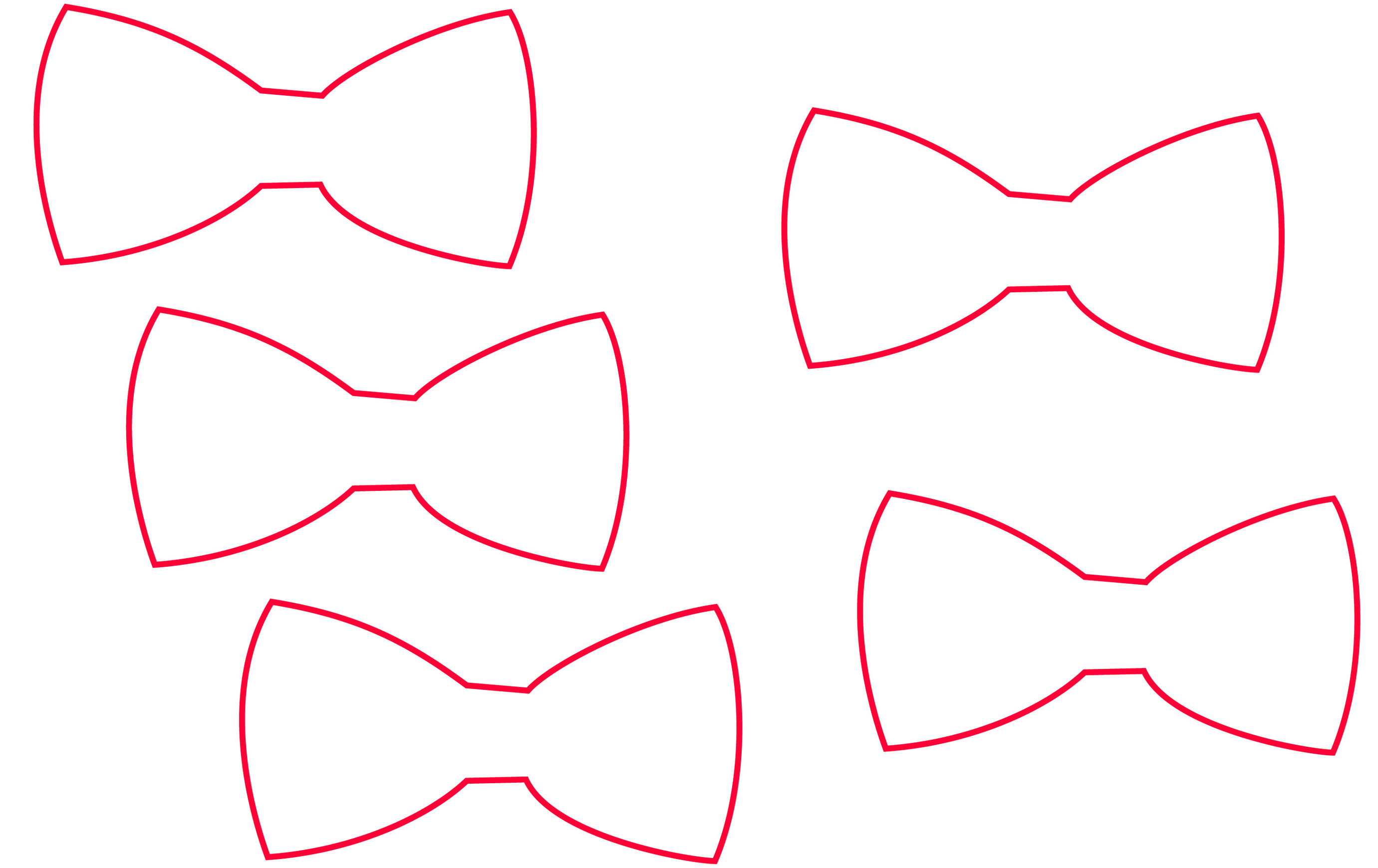 Bowtie Outline ClipArt Best