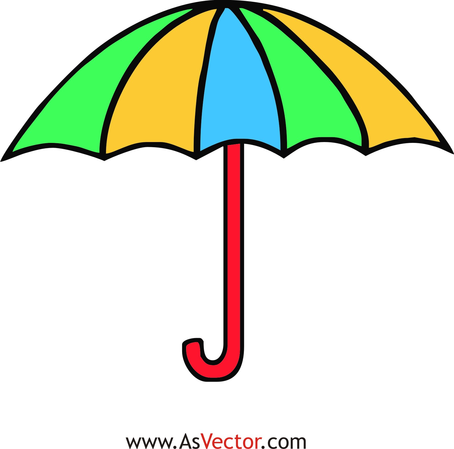 Red beach umbrella clipart free clip art images clipartbold ...