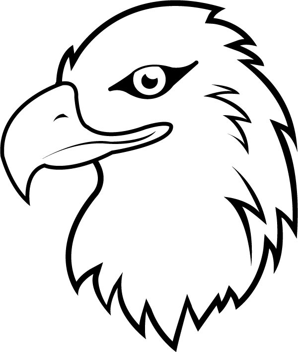 Eagle Clip Art Black And White