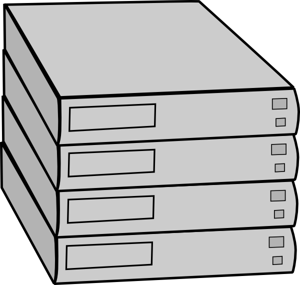 Clipart rack server