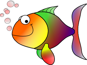 Fish Clip Art For Kids Black And White - Free ...