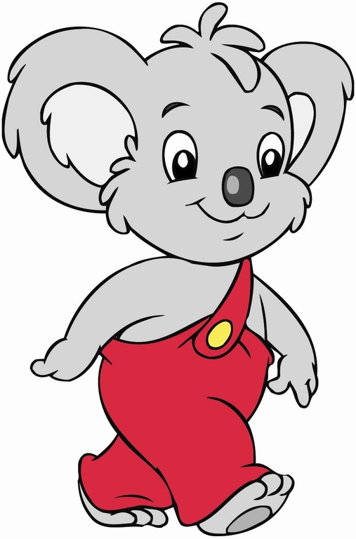 KOALA CARTOON WEARS OVERALLS by Flying Bark Production Pty Ltd ...