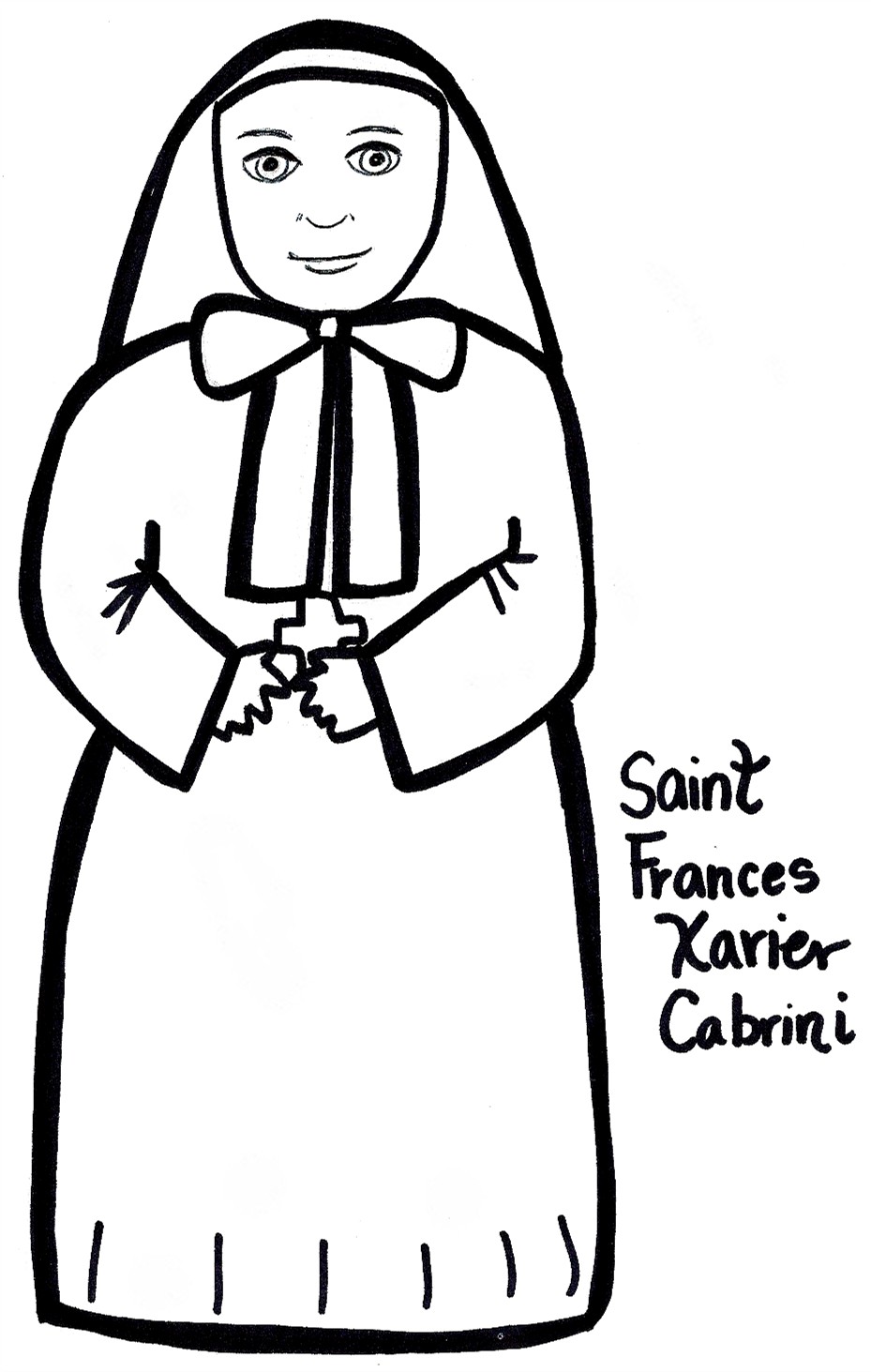 Mary Mother Of God Coloring Page - ClipArt Best