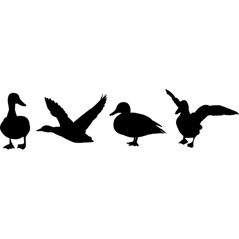 45+ Duck Silhouette Clip Art