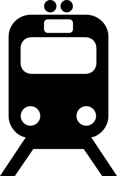 Tram Train Subway Transportation Symbol clip art Free vector in ...