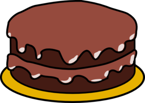 Chocolate cake clipart free