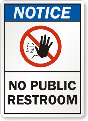 Hand Signals For Restroom Clipart