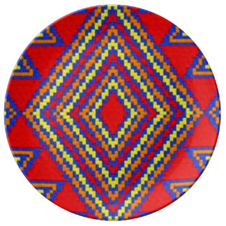 Ethnic Motif Plates | Zazzle