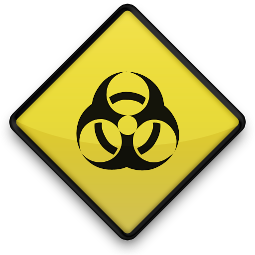 Biohazard Symbol Icon #096997 Â» Icons Etc