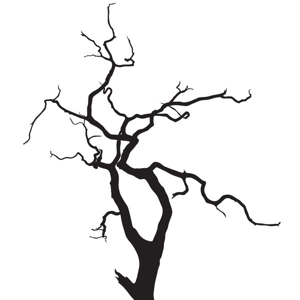 16 Black And White Tree Vector Images - Oak Tree Silhouette Clip ...