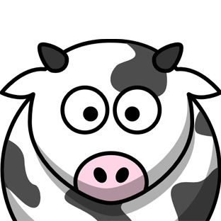 Cartoon Cow Face | Free Download Clip Art | Free Clip Art | on ...