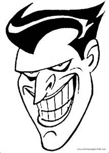 The Joker Cartoon Coloring Sheets Coloring Pages