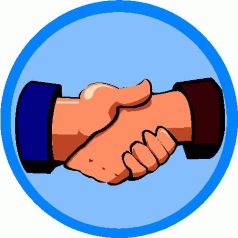 Handshake hand shake clip art at vector clip art - FamClipart