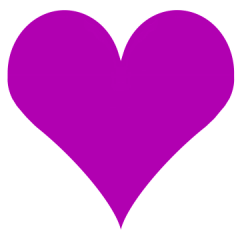 Purple Hearts Clipart - Free Clipart Images