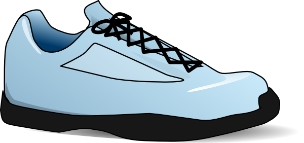 Cartoon Tennis Shoe Clipart