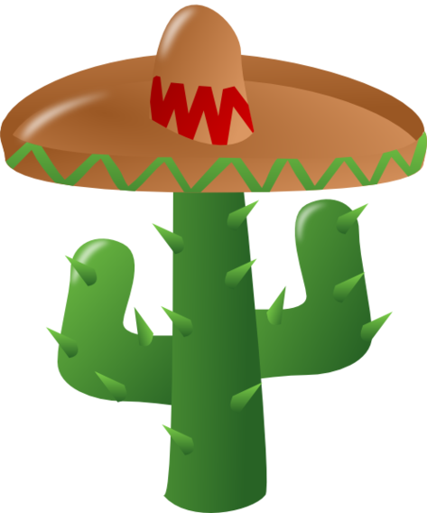 Cartoon Sombrero Mexicano Clipart - Free to use Clip Art Resource