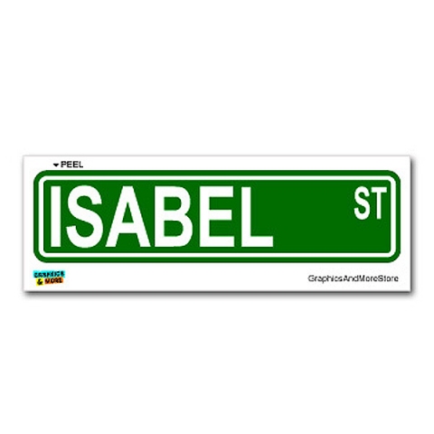 Isabel Street Sign - Graphics And More