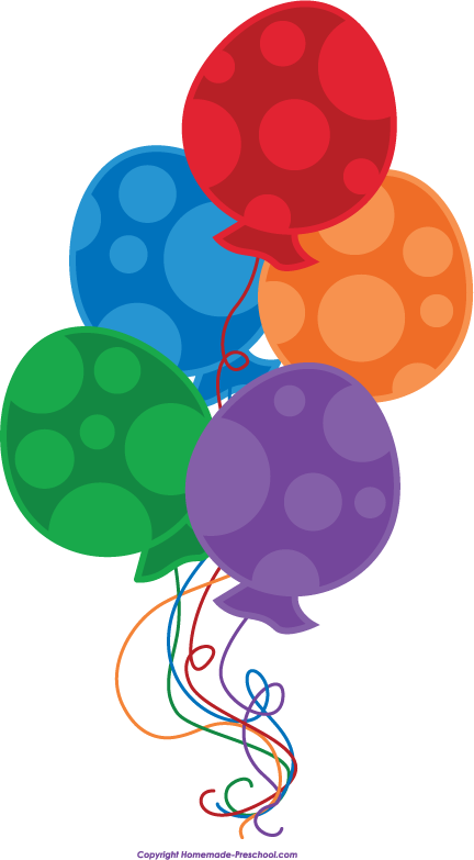 Birthday balloons clip art images
