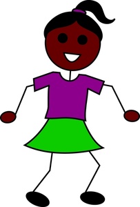 Girl Clipart Stick Figure - Free Clipart Images