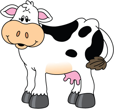 Cow farm clipart