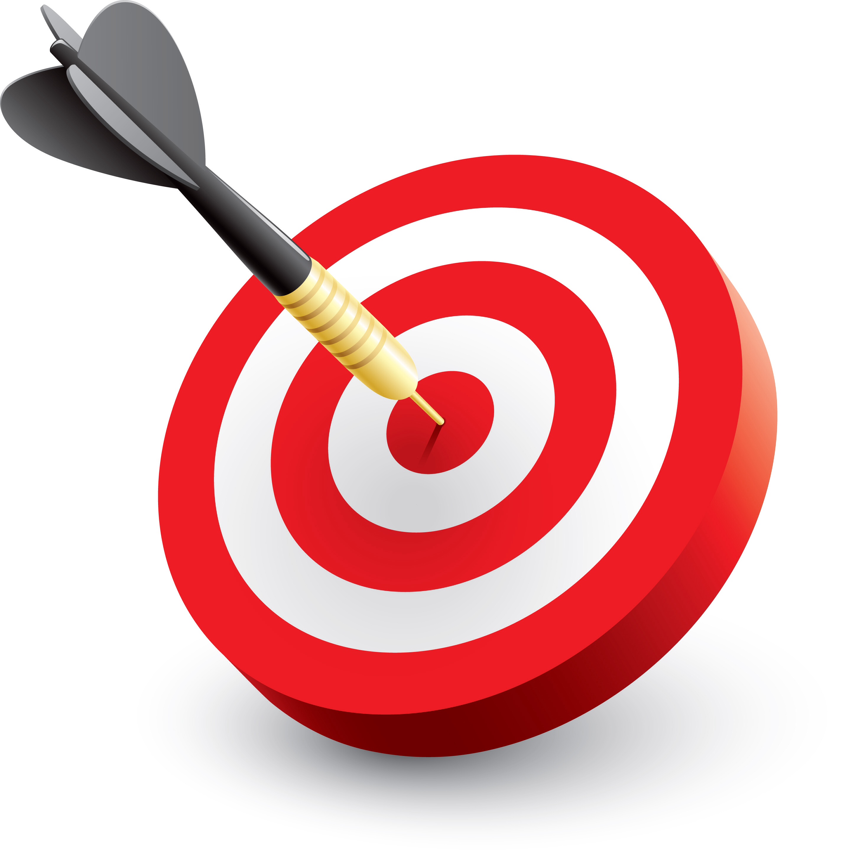 Cartoon picture of a bullseye clipart image #30302