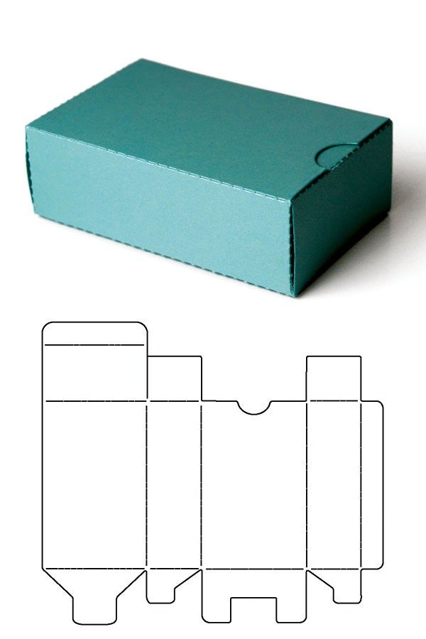 rectangle box template printable