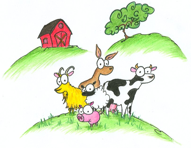 Animated Farm Animal Pictures - ClipArt Best