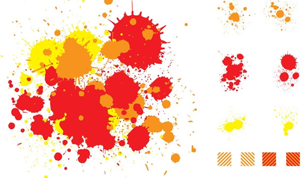 Amazing Free Vector Paint Splatters, Drips, and Brush Strokes ...
