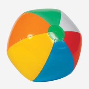 Inflatable 12" Rainbow Color Beach Balls (12 pack ...