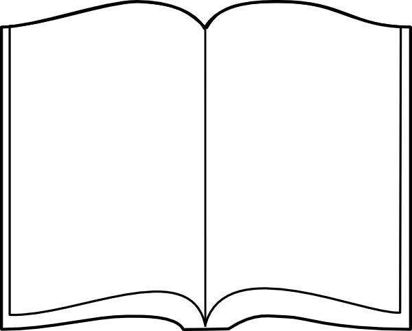 Book Outline Clip Art