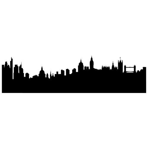 London skyline, Silhouette and London