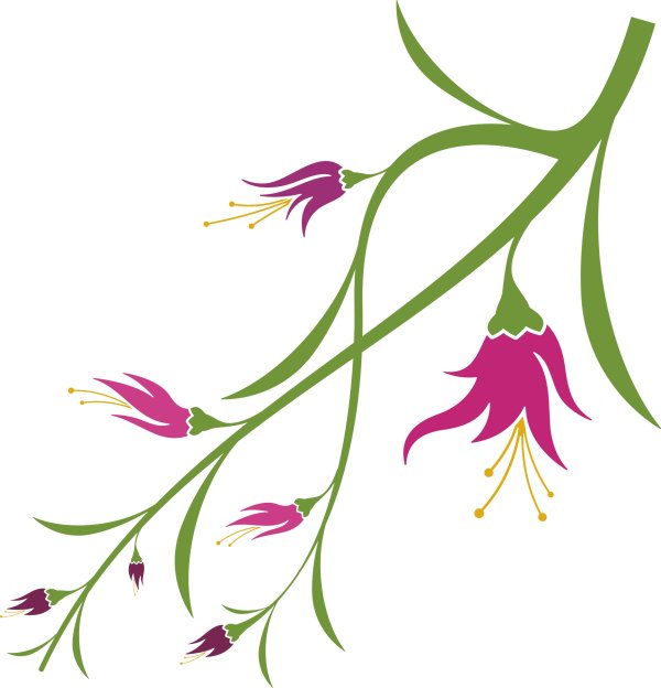 Vivid with flower elements vector graphics - Vector Flower free ...