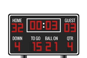 Scoreboard Photos, Graphics, Fonts, Themes, Templates ~ Creative ...