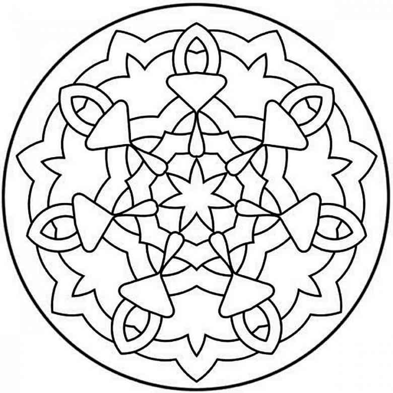 Free Mandala Coloring Pages For Adults - AZ Coloring Pages