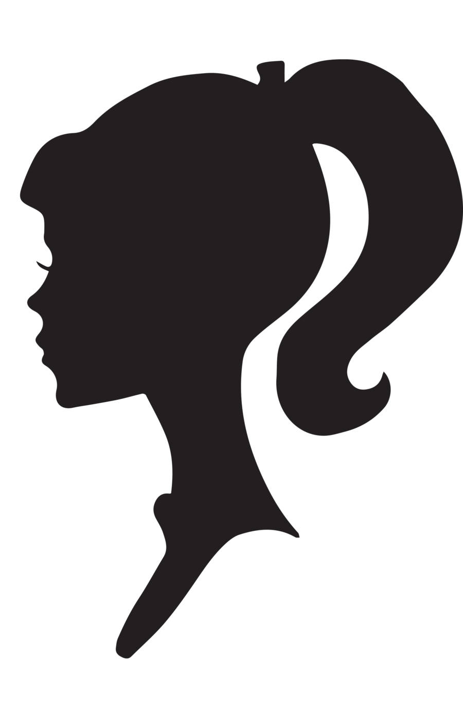 Girl Silhouette Clipart