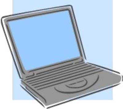 Free laptop clipart