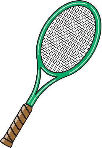 Tennis Racquet Clip Art Clip Art, Vector Images & Illustrations ...