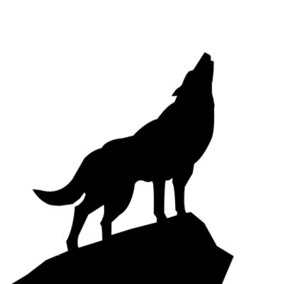 Wolf Stencil | Stencils, Cool ...