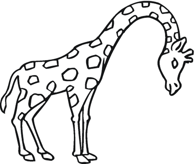 Giraffe Coloring Page Giraffe Coloring Pages Printable Coloring ...