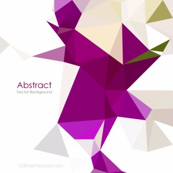 Pink Purple Low Poly Background Design | 123Freevectors