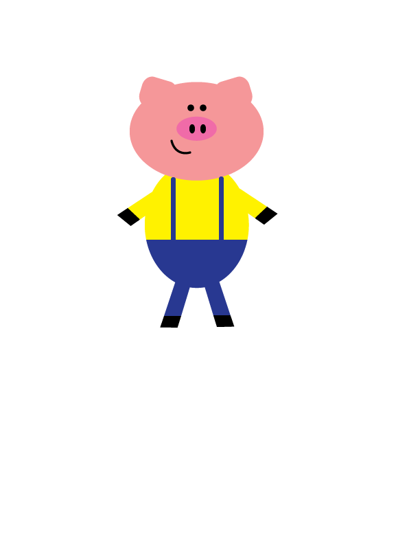 Little pig clipart