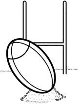 Rugby goal posts clipart - ClipartFox