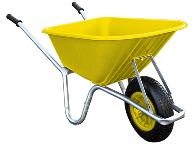 Yellow Big Mucker 100 Ltr / 120 Kg Wheelbarrow | Garden ...