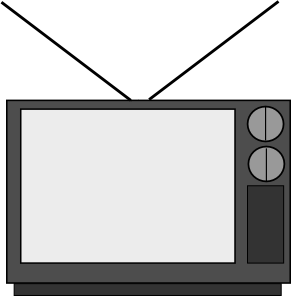 Television clip art Free Vector / 4Vector