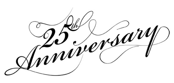 Happy Wedding Anniversary 25th Clipart - Free to use Clip Art Resource