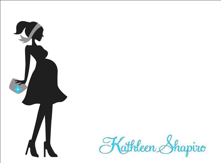 Pregnant Woman Silhouette - ClipArt Best