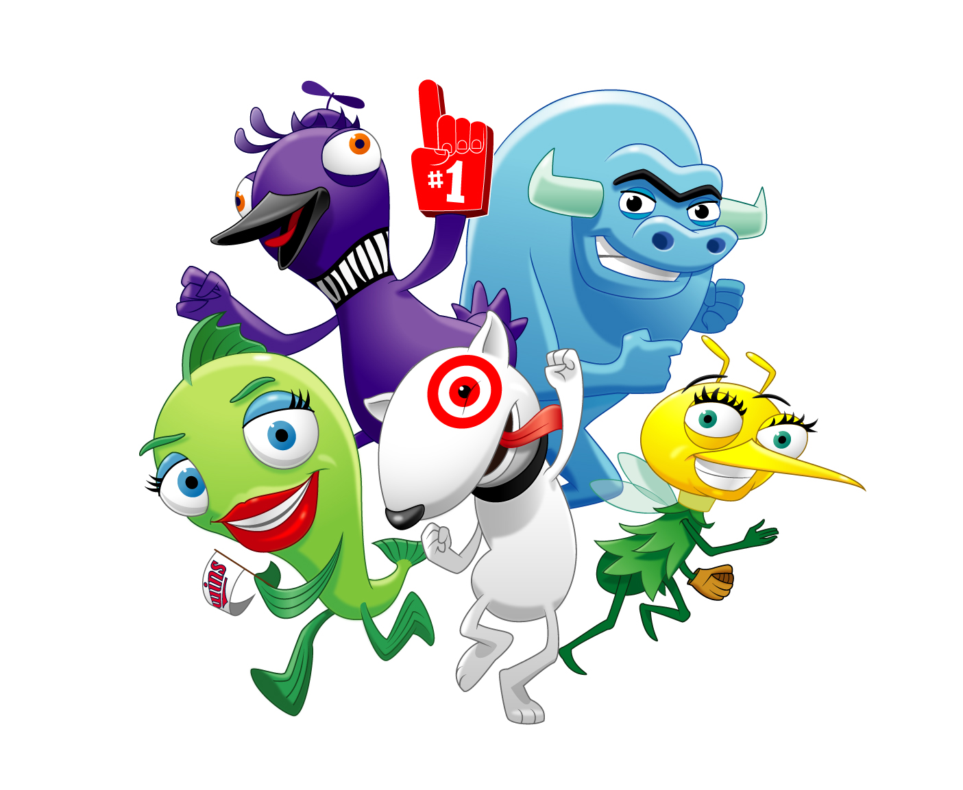 SCHWARTZROCK GRAPHIC ARTS: Target Mascots