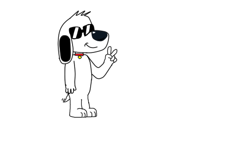 Cool Cartoon Dog