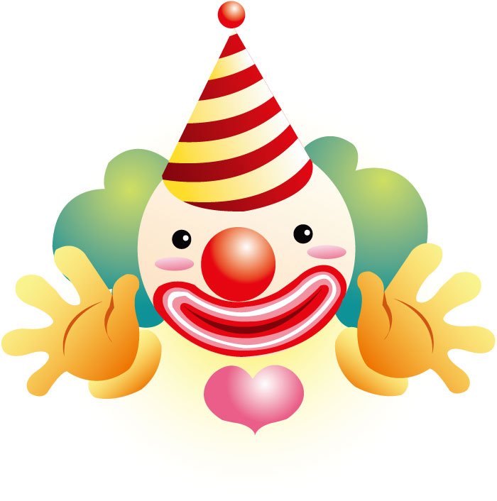 Cartoon clown Vector picture | Vector Images - Free Vector Art ...