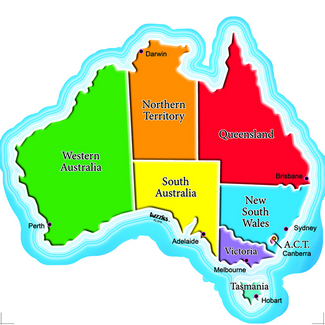 Kids Map Of Australia - ClipArt Best